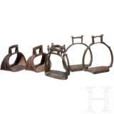 Drei Paar Steigbügel, Indien, 19. Jhdt. - фото 2