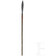 Stangenwaffen. Eiserner Spieß, deutsch, 16. Jhdt.