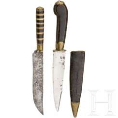 Zwei Dolche, alpenländisch, 18./19. Jhdt.