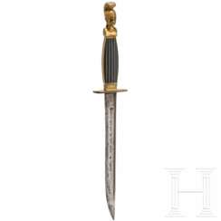 Bronzemontierter und vergoldeter Dolch, Sardinien, dat. 1835