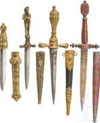 Couverts. Vier Zierdolche, Spanien/Frankreich, um 1880