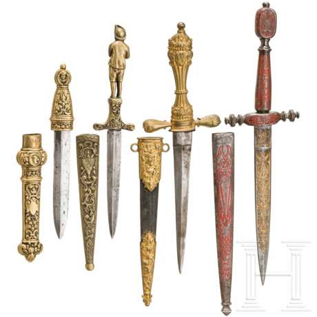 Vier Zierdolche, Spanien/Frankreich, um 1880 - Foto 2 Vier Zierdolche, Spanien/Frankreich, um 1880 - Foto 2