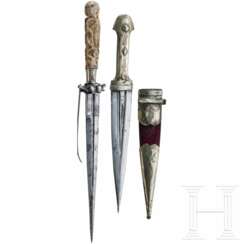 Zwei Dolche, deutsch und osmanisch, um 1900