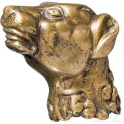 Säbelknauf in Hundekopfform, deutsch, 2. Hälfte 17.Jhdt.