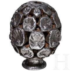 Geschnittener Degenknauf, Frankreich/Italien, 17. Jhdt.