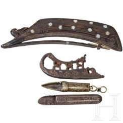 Konvolut Schusswaffen-Zubehör, orientalisch, 18./19. Jhdt.