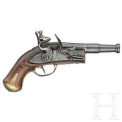 Steinschloss-Reisepistole, deutsch(?), um 1780