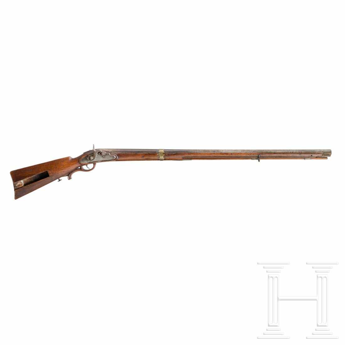 Aptierte Perkussionsflinte, Lüttich, um 1810 Aptierte Perkussionsflinte, Lüttich, um 1810