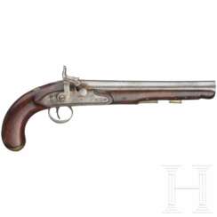 Perkussionspistole, P. Bond, London, um 1820