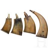 Vier Pulverhörner, deutsch, 18. Jhdt. - photo 2