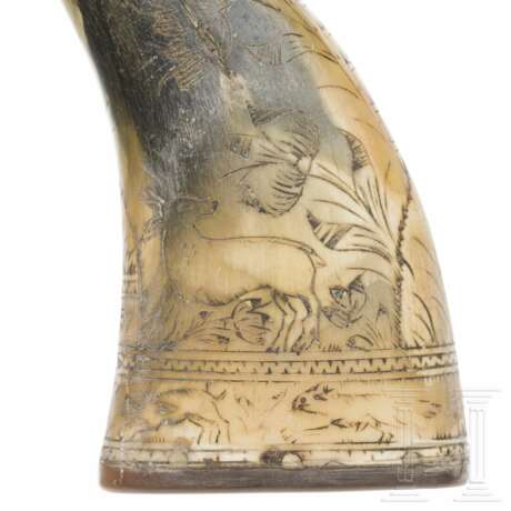 Zwei Pulverflaschen, deutsch, 18. Jhdt. - photo 3