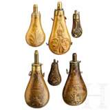 Sechs Pulverflaschen, deutsch und amerikanisch, 19. Jhdt. - фото 2