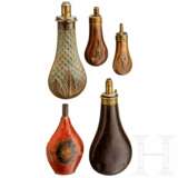 Fünf Pulverflaschen, England, deutsch und amerikanisch, 19. Jhdt. - photo 1