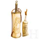 Zwei Pulverhörner, deutsch, um 1900 - photo 1