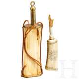 Zwei Pulverhörner, deutsch, um 1900 - photo 2