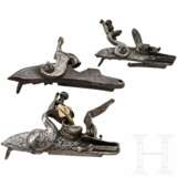 Zwei Steinschlösser und ein Perkussionsschloss, 18./19. Jh. - photo 1