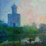 “Morning on Cover” Canvas Oil paint Impressionist Landscape painting 2019 - photo 1
