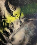 Aperçu. Peinture Heka de David Lurkin, 21e si&egrave;cle, techniques mixtes. 