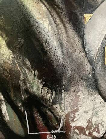 Painting Heka by David Lurkin 21st Century Mixed Media. Canvas 21th century - photo 3 Painting Heka by David Lurkin 21st Century Mixed Media. Canvas 21th century - photo 3