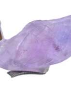 Overview. Amethyst figurine Swan