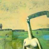 Марсианская девушка Холст 21th century г. - фото 1