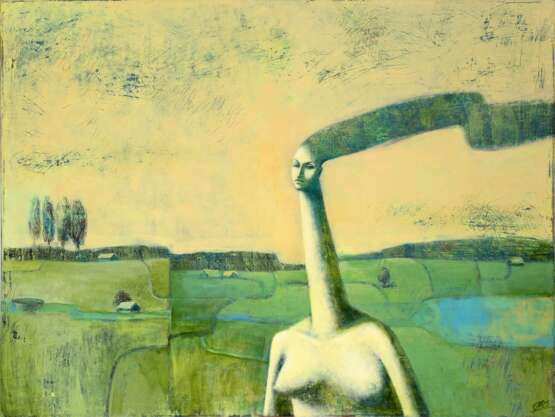 Fille martienne Toile 21th century - photo 3 Fille martienne Toile 21th century - photo 3