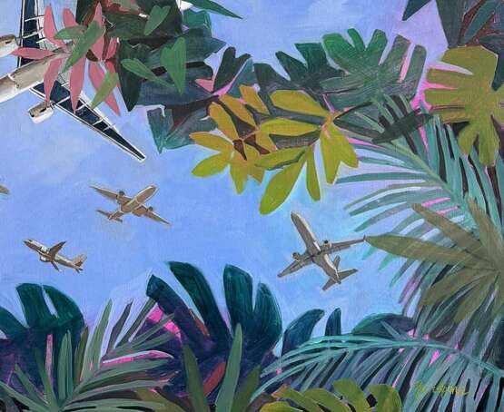 Travelers - planes Canvas 21th century - photo 2 Travelers - planes Canvas 21th century - photo 2