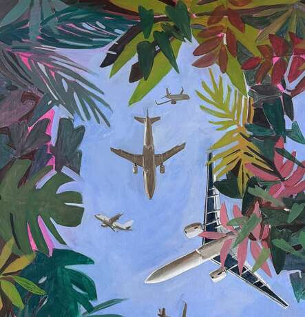 Travelers - planes Canvas 21th century - photo 3 Travelers - planes Canvas 21th century - photo 3