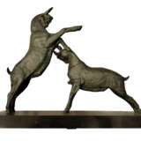 Dynamic Animal Sculpture of Goats in Bronze 20th Century Бронза Empire 20th century г. - фото 7