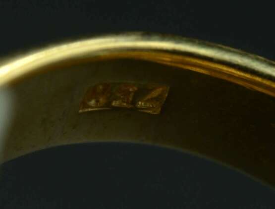 Gold ring in the shape of a flower with diamonds Gold 21th century - photo 6