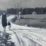 Enfance - r&eacute;alisme moderne Canvas oil 21th century - photo 3