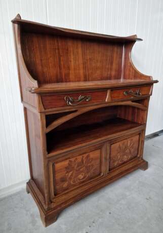 Art Nouveau cabinet Walnut Art Nouveau At the turn of 19th -20th century - photo 8 Art Nouveau cabinet Walnut Art Nouveau At the turn of 19th -20th century - photo 8