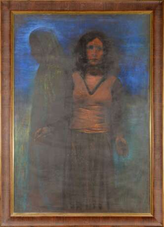 Portrait of a woman Black pencil watercolor Early 20th century - photo 1 Portrait of a woman Black pencil watercolor Early 20th century - photo 1