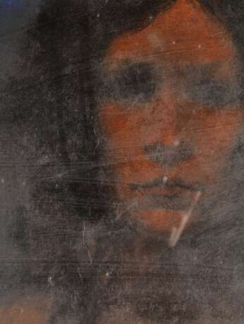 Portrait of a woman Black pencil watercolor Early 20th century - photo 2 Portrait of a woman Black pencil watercolor Early 20th century - photo 2