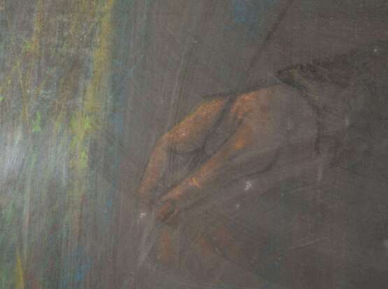 Portrait of a woman Black pencil watercolor Early 20th century - photo 3 Portrait of a woman Black pencil watercolor Early 20th century - photo 3