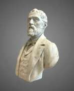 Обзор. 19th Century Bust of an Aristocrat in Marble by Joseph Vallet (1841-1920)