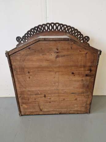 Large Biedermeier style wall cabinet Mahogany 19th century - photo 9