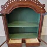 Large Biedermeier style wall cabinet Mahogany 19th century - photo 16