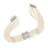Opal-Diamond-Pearl-Choker - photo 1