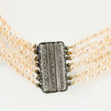 Opal-Diamond-Pearl-Choker - photo 3