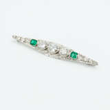 Diamond-Emerald-Brooch - photo 3