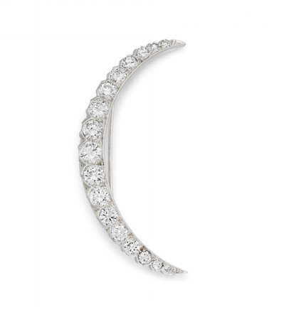 Diamond-Brooch 'Crescent Moon' - фото 1 Diamond-Brooch 'Crescent Moon' - фото 1