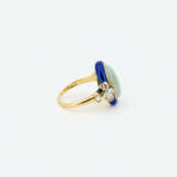 Opal-Diamond-Enamel-Ring - photo 4