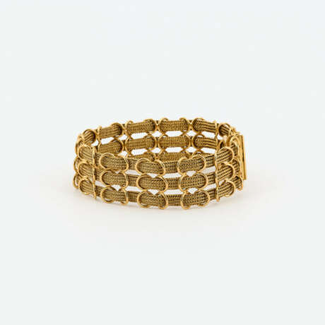 Three-Row-Gold-Necklace - photo 2