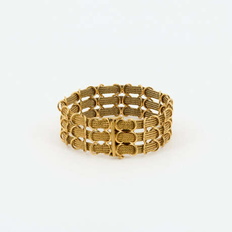 Three-Row-Gold-Necklace - photo 3