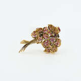 Corundum-Diamond-Brooch "BOUQUET" - photo 2