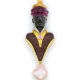 'Moretti' Gemstone-Pearl-Pendant - фото 1