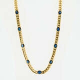 Sapphire-Curb-Chain-Necklace - photo 2