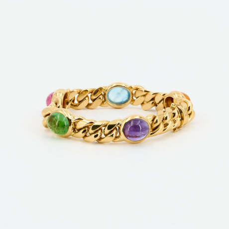 Striking Gemstone-Curb-Chain-Bracelet - photo 2