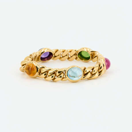 Striking Gemstone-Curb-Chain-Bracelet - photo 4